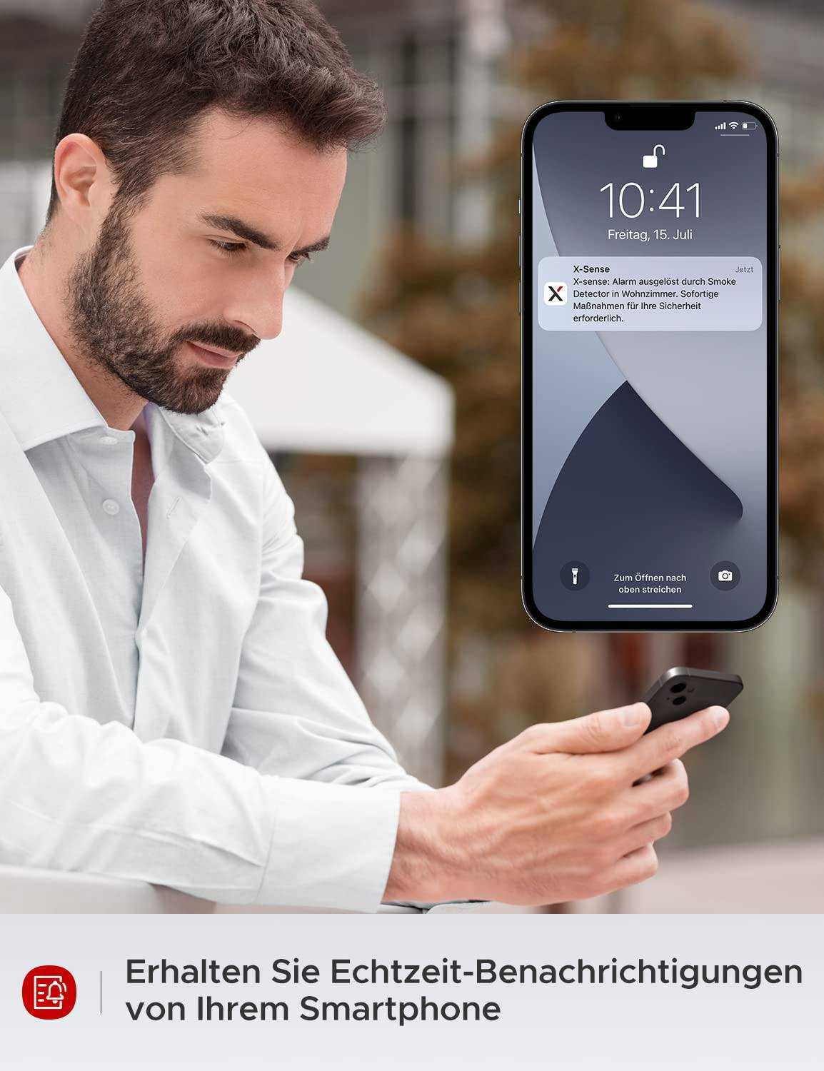 X-Sense XS03-WX WiFi-Rauchmelder - Verbundene Sicherheit für Ihr Zuhause Mesch Shop X-Sense XS03-WX WiFi-Rauchmelder - Verbundene Sicherheit für Ihr Zuhause Mesch Shop